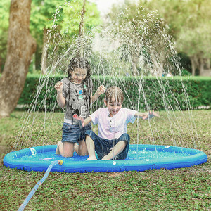 Wholesale New PVC Inflatable Kids <strong>Splash</strong> Pool Water <strong>Splash</strong> <strong>Mat</strong> - Product Image 5