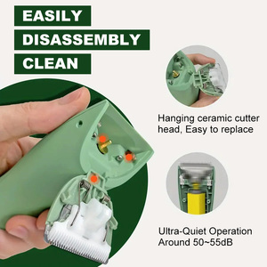 เครื่องตัดขนไฟฟ้าไร้สายแบบมืออาชีพ มีสินค้าพร้อมส่งจำนวนมาก เครื่องโกนหนวดไฟฟ้าแบบชาร์จได้สำหรับผู้ชาย - Product Image 4