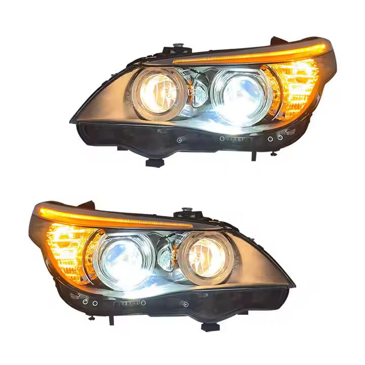 Auto LED Headlight for BMW 5 Series E60 2003-2010 Headlamp Assembly LED ...
