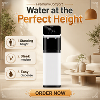 Purificateur d'eau intelligent électrique RO UF à hydrogène avec écran LCD publicitaire 13,3 pouces, sur pied, eau glacée et chaude, minérale, micro-nano, 12L, en acier inoxydable 304, station UV LED
