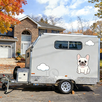 Remorque de toilettage pour chiens mobile, remorque pour chiens à vendre, remorque de salon de toilettage pour chiens avec équipement, lavage de chats, voiture