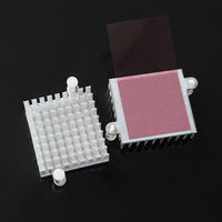 Radiateur de refroidissement électronique en aluminium 43x40x11mm pour carte mère North South Bridge, trou diagonal 55, pour boîtier d'ordinateur