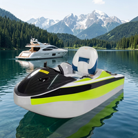Nouveau Bateau Jet Ski Électrique Mini Haute Vitesse à Batterie Lithium, en EPP, 52 km/h, pour Divertissement - Vente Chaude