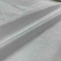 Blanc 12mm Soie Tulle Tissu Doux Maille Tissu Soie Oeillet Maille Tissu pour Robe De Mariée