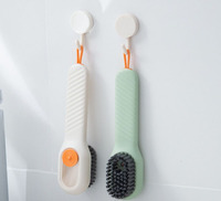 Distributeur automatique de savon liquide multifonction en plastique Brosses de nettoyage à domicile pratiques pour les chaussures de cuisine et de blanchisserie