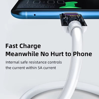 Cable USB Tipo-C Magnético JILIAN 5A de Carga Rápida con Revestimiento de TPE/PVC de 1-2 Metros para Reloj Inteligente, Automóvil, PC, Teléfono Móvil e Impresora
