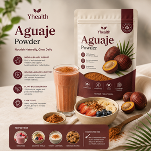 Polvere Naturale di Aguaje, Superfood Ricco di Vitamine <span class=keywords><strong>A</strong></span>, C ed E, <span class=keywords><strong>Integratore</strong></span> per la Salute di Pelle e Capelli - Product Image 2