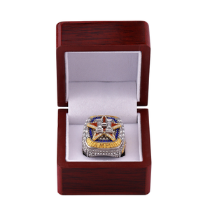 Anillo de Campeón de la Serie Mundial <span class=keywords><strong>2022</strong></span> de los Astros de Houston con Zirconia Cúbica y Logotipo 'H' - Joyería Coleccionable para Fanáticos del Béisbol de la MLB - Product Image 6