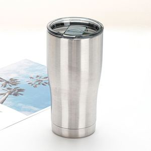 Blank Sublimatable 30oz Curved Tumbler Custom logo Car Holder Fit Thermal Drink <b>Mug</b> - Product Image 4