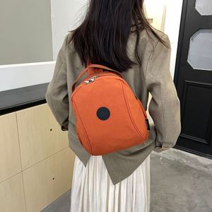 Orange Women's <b>Backpack</b> With Detachable Strap Water Resistant <b>Large</b> <b>Capacity</b> For Everyday Use Spring 2024 - Product Image 4