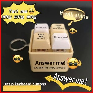 Answer Me Jeu de clavier sonore et lumineux en plastique pour jeunes, avec boutons de décompression et fonctions de prononciation vocale, pour les 15-35 ans - Product Image 4