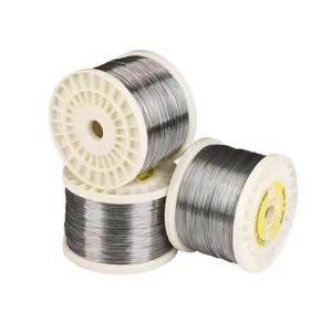 Kawat Nichrome Cr20ni80 X20h80 Cr15ni60 NiCr, kawat pemanas gulungan Spiral untuk elemen pemanas tungku vakum