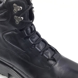 Dreamy Stark Autumn Wedding Shoes Breathable Walking High Top Lace-Up <b>Boots</b> Genuine Leather Office & Career Men's Casual Shoes - Product Image 6