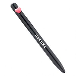 Hot Sale Advertising Ballpoint Pen <b>Creative</b> Simple <b>Gift</b> Pens Custom Logo Plastic Ball Pen with Heat Clip for School - Product Image 1