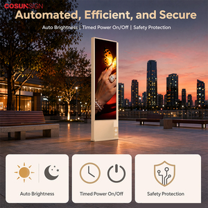 Letrero Luminoso <span class=keywords><strong>de</strong></span> Aluminio Personalizado, Letrero Lateral Publicitario para Exteriores - Product Image 3