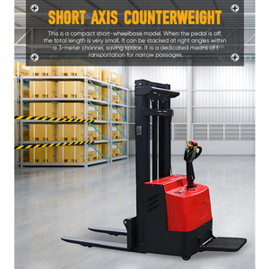 Montacargas Eléctrico Autocargable de China, 1500 kg, 2 Toneladas, Apilador Eléctrico Portátil Autocargable - Product Image 4