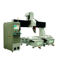 Machine de fraisage CNC 5 axes pour la sculpture complexe en bois 3D