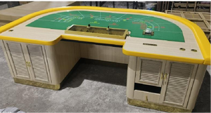 Software di gioco d'azzardo 7 in 1 giochi di intrattenimento tavoli da Poker per famiglie di lusso in marmo casinò Baccarat tavolo con sistema di visualizzazione - Product Image 2