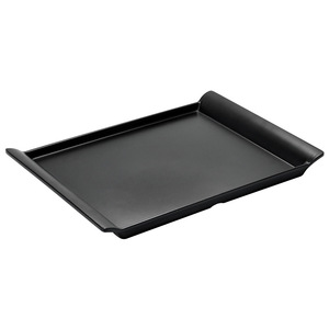 Black Rectangular Serving <b>Tray</b> Melamine Hotel <b>Tea</b> Coffee Drink <b>Tray</b> Commercial Storage <b>Tray</b> Solid Color 5212 - Product Image 5