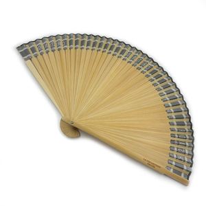 Éventail Pliant de Luxe Personnalisé avec Logo de Marque, Style Vintage, en Soie Blanche et Bambou, Idéal pour Décoration de Fête et Cadeaux - Product Image 2