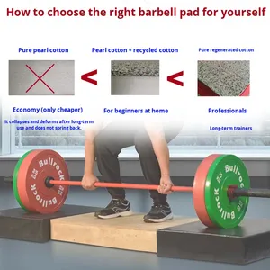 Tapis de musculation pour salle de sport, coussin d'absorption des chocs pour haltères, matériau <span class=keywords><strong>PVC</strong></span>, réduction du bruit, coussin de salle de sport - Product Image 3