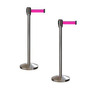Kim Loại <span class=keywords><strong>Retractable</strong></span> Vành Đai Rào Cản Hàng Rào Cực Được Sử Dụng Ở Nơi Công Cộng - Product Image 4