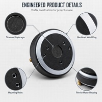Haut-parleur Super Tweeter Professionnel 44mm à Diaphragme en Aluminium 8 Ohms 60W/120W pour Audio Automobile OEM/ODM pour Projets Personnalisés B2B