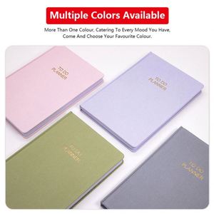 High-end Fabric Lined Hardcover A5 <b>Notebook</b> Custom Print <b>Diary</b> Planner Notepad Monthly goal Journal Writing <b>Notebooks</b> - Product Image 5