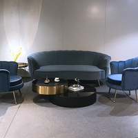 Usine Foshan Table à thé pivotante à 360 ° Lux italienne Table basse rotative à 360 ° de luxe extensible et légère