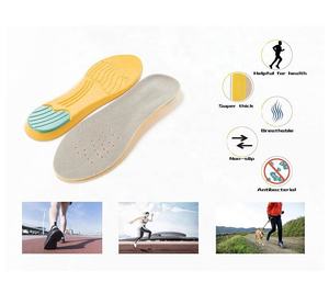 Sol dalam busa memori Orthotic Super tebal, untuk kaki datar & nyeri kaki berlari masukkan sepatu dengan bantalan Gel atletik - Product Image 5
