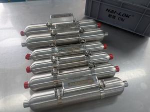 NAI LOK Stainless Steel 316 Seamless Sample Cylinder 2000ml <strong>1</strong> <strong>Gal</strong> 3000PSI <strong>1</strong>/4 Female NPT Double Ended with Male NPT Needle Valve - Product Image 6