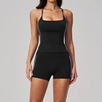 Ensemble de yoga 2 pièces pour femmes, effet ventre plat et lifting des fesses, tenue de sport pour la course, la gym, le Pilates, style 4539