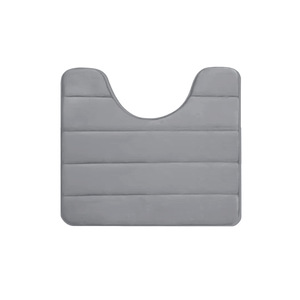 Tapis de salle de bain de luxe en forme de <span class=keywords><strong>U</strong></span>, en polaire corail, antidérapant, doux, <span class=keywords><strong>super</strong></span> absorbant, séchage rapide, lavable, pour la maison et l'hôtel - Product Image 1