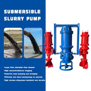 High Chrome Abrasion Resistant <b>Submersible</b> Slurry <b>Pump</b> with Side Agitator for Mining Sand Dredging - Product Image 6