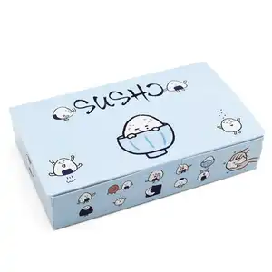 Hình chữ nhật dùng một lần Bento Togo đưa ra Hộp thực phẩm giấy container dùng một lần Sushi hộp Takeaway