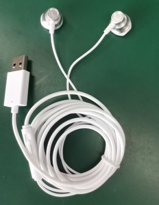 Tai nghe nhét tai có dây USB có tính năng từ tính điều khiển âm lượng mic PC <span class=keywords><strong>PS4</strong></span> ps5 máy tính xách tay trò chơi tai nghe phụ kiện máy tính - Product Image 5