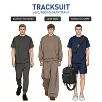 Survêtement vintage personnalisé OEM, style rétro, avec sweat à capuche zippé à motifs, pantalon droit ample et broderies en strass, streetwear