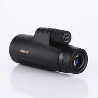Telescopio monocular de observación de aves de alta definición 10x42 con adaptador de teléfono y trípode para adultos, observación de Luna