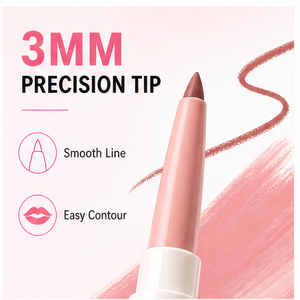Crayon à lèvres double-embout à brume douce et double effet, naturel et anti-adhésif, pour le maquillage quotidien, avec logo et emballage personnalisés - Product Image 3