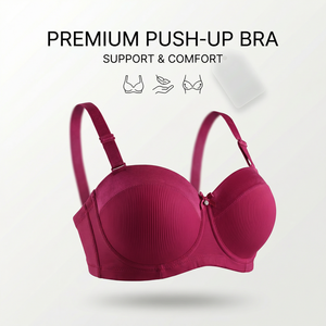 DIANA ROSE YF303D Precio de Fábrica <span class=keywords><strong>Sujetador</strong></span> Push-up Tallas Grandes Cómodo y Transpirable Ropa Interior Femenina de Spandex/Nylon Media <span class=keywords><strong>Copa</strong></span> para Uso Diario - Product Image 5