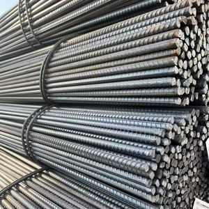 Barres d'acier déformées <span class=keywords><strong>de</strong></span> haute qualité 8 mm 10 mm 12 mm 18 mm 1/2 pouce, barres d'armature en béton, tiges en <span class=keywords><strong>fer</strong></span> <span class=keywords><strong>de</strong></span> calibre 12 en paquets - Product Image 1