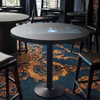 Table basse interactive tactile ronde moderne, table numérique intelligente, écran tactile circulaire de 32 à 43 pouces pour salon, bar, hôtel