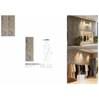 Panneau de comptoir décoratif 3D moderne en pierre de quartz naturelle légère et imperméable, grande dalle, marque Runbao, garantie de plus de 5 ans