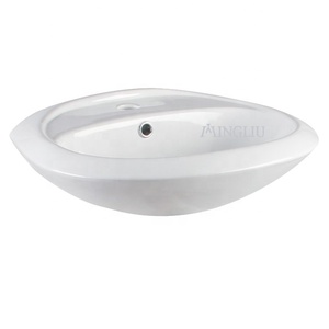 Lavabo mural en céramique <span class=keywords><strong>de</strong></span> qualité, économique, écologique et facile à nettoyer pour salle <span class=keywords><strong>de</strong></span> bain - Product Image 1