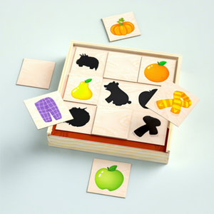 Nouveaux puzzles en bois 3D Montessori à faire soi-même, directement de l'usine, puzzles d'association de formes en bois, jouets éducatifs colorés - Product Image 5
