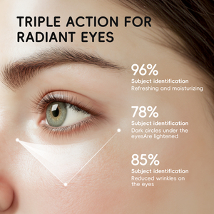 Sérum pour les yeux hydratant au lait LAIKOU avec triple applicateur à bille 15ml – Lisse les rides, atténue les cernes, crème anti-âge pour les yeux - Product Image 6