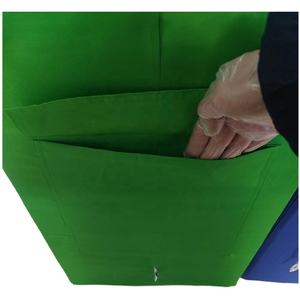 Tas cucian bawah persegi poliester tugas berat Linen kotor dengan saku besar dan pegangan untuk koleksi garmen kotor - Product Image 6