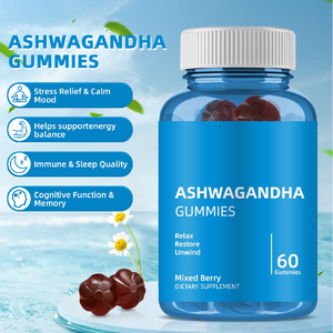 Gomitas Veganas de Ashwagandha Ksm66, Productos Personalizados para la Salud del Sueño, Diseño Único de Fábrica JH, Otros Suplementos para el Cuidado de la Salud - Product Image 5