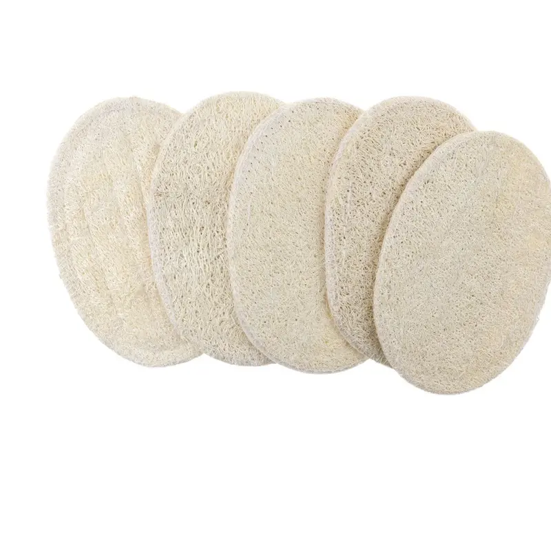 Milieu 100% Organische Natuurlijke Ovale Vorm Loofah Luffa Loofa Bad Spons