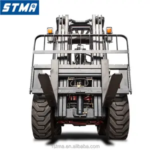 Truk Forklift Bidang Kasar 4wd Forklift 4X4 Kualitas Tinggi dengan Mesin Yanmar